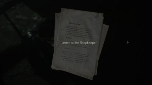 RE2 Chasing Jill Letter Title