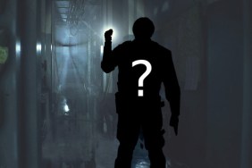 Unannounced new CAPCOM game RE2 silhouette