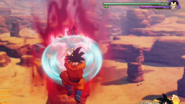 Dragon Ball Z: Kakarot - Super Saiyan 5 Goku Gameplay & Boss