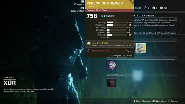 xur today