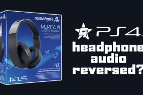 PS4 audio reversed