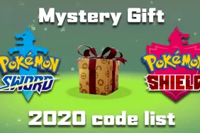 Pokemon Sword and Shield Mystery Gifts 2020 codes list