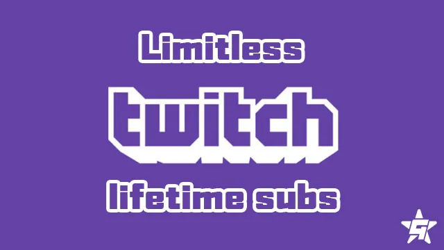 Twitch lifetime sub
