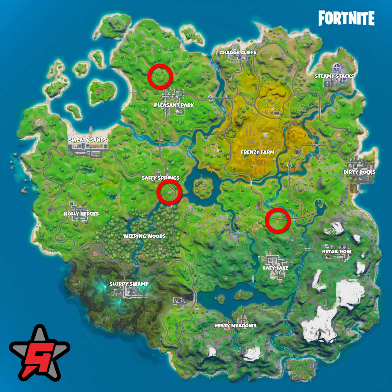 fortnite food truck locations map chapter 2