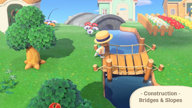 Animal Crossing: New Horizons map customization bridge