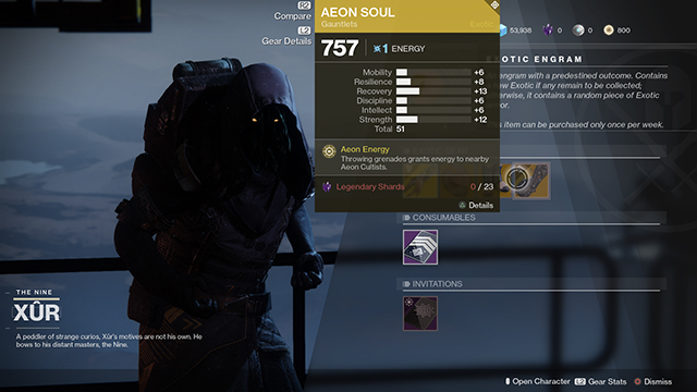 xur today