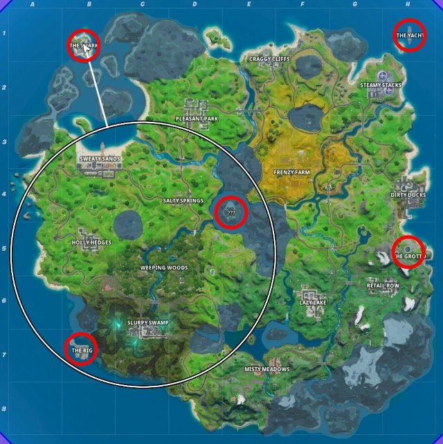 Fortnite Keycard Locations