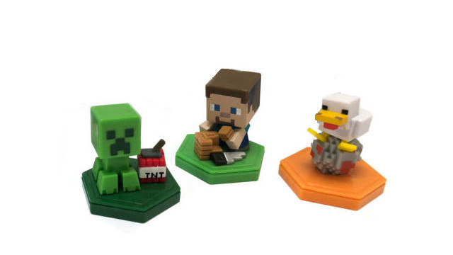 MINECRAFT EARTH Boost Mini Figure 2-pack, NFC Chip Enabled for