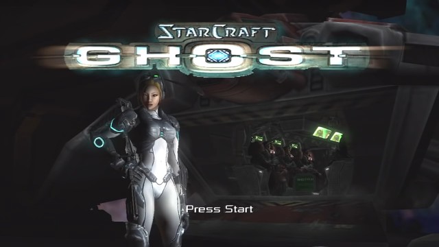 Starcraft Ghost Leaked Build Title Screen