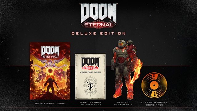 Doom Eternal editions Deluxe bonuses price