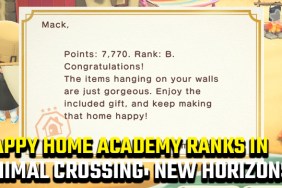 Animal Crossing New Horizons Happy Home Academy Rank