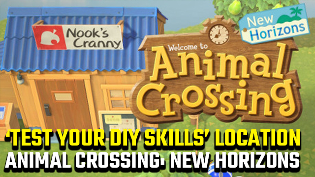 Animal Crossing New Horizons Test Your DIY Skills Location
