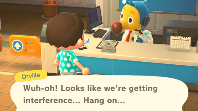 Animal Crossing New Horizons Wuh-oh! Looks Like we're getting interference