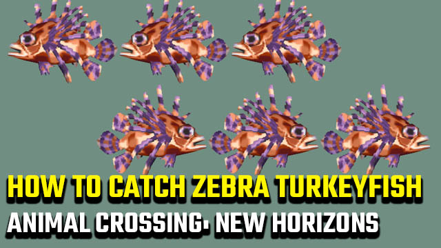 Animal Crossing: New Horizons Zebra Turkeyfish