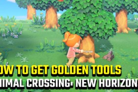 Animal Crossing: New Horizons golden tools