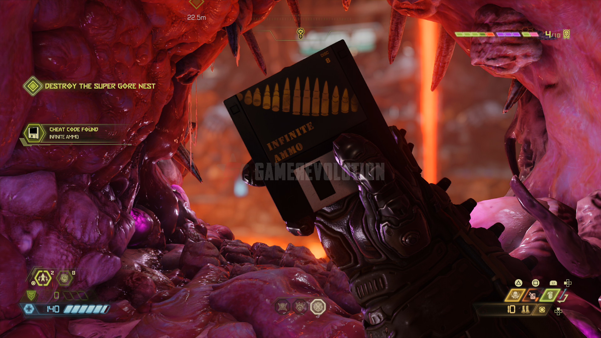 Doom Eternal Cheats All Cheat Code Disk Locations Gamerevolution