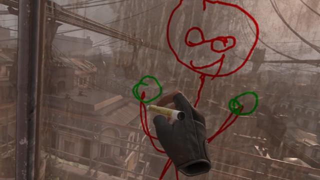 Half-Life: Alyx Easter eggs marker man