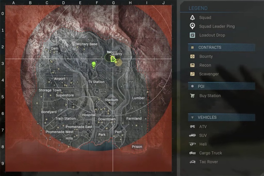 Modern Warfare Warzone map zoom