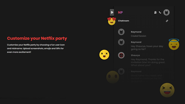 Netflix Party on iPhone