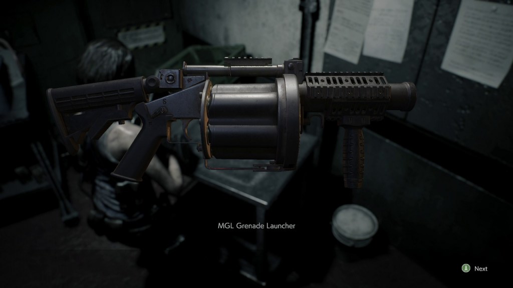 Resident Evil 3 Remake Grenade Launcher