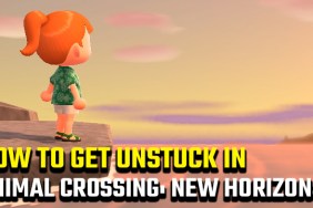 how to get unstuck in Animal Crossing: New Horizons