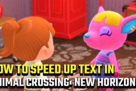 how to speed up text in Animal Crossing: New Horizons