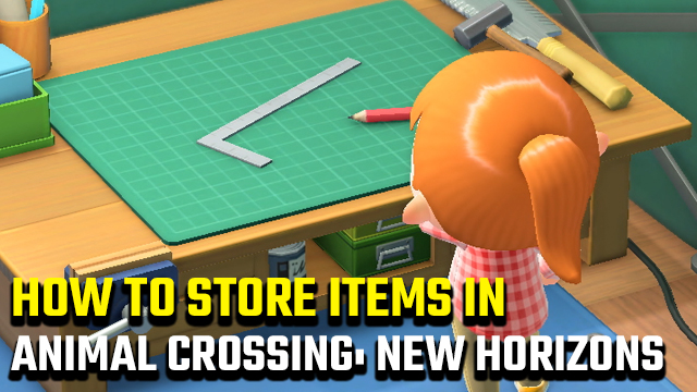 how to store items in Animal Crossing: New Horizons