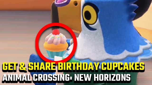 Animal Crossing: New Horizons Birthday Cupcakes