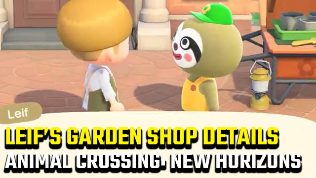 Where is Leif's Gardening Shop in Animal Crossing: New Horizons? -  GameRevolution
