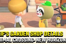 Animal Crossing: New Horizons Leif's Gardening Shop location