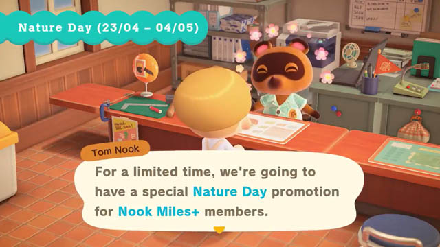 Animal Crossing: New Horizons Nature Day