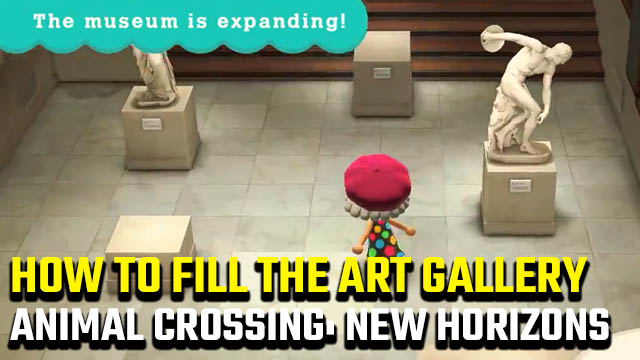 Animal Crossing: New Horizons art gallery items