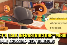 Animal Crossing: New Horizons "let's talk infrastructure" option missing