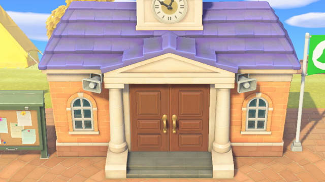 Can you move Resident Services in Animal Crossing: New Horizons?