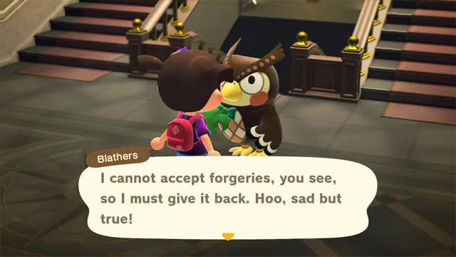 Can you sell fake artwork in Animal Crossing: New Horizons?