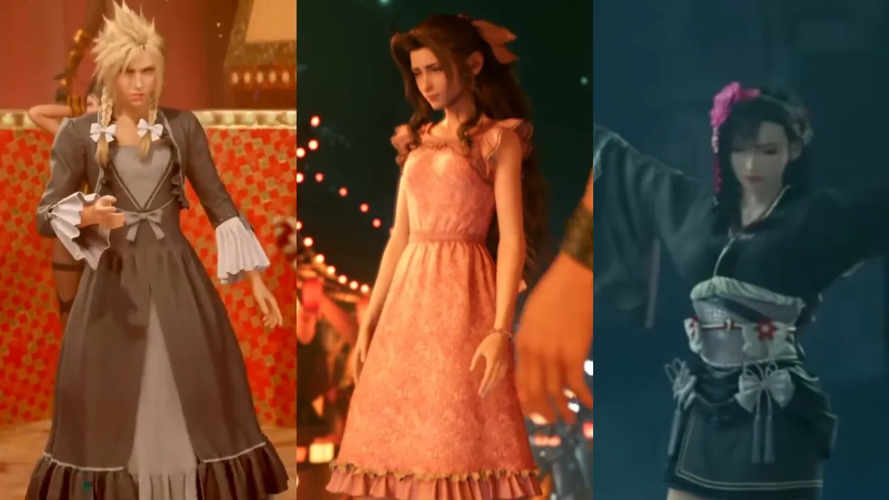 final-fantasy-7-remake-get-different-dresses-dressed-to-the-nines