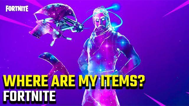 Fortnite 'The following items have been removed from your account' error cosmetics gone