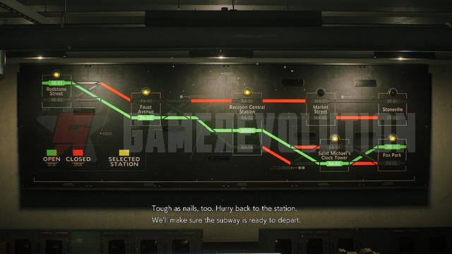 Resident Evil 3 Remake Completed Subway Train route