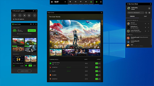 Xbox Game Bar update adds widgets to the interface