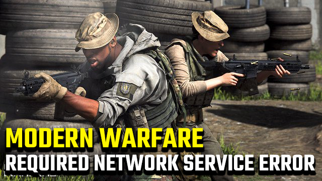 Call of Duty Modern Warfare A required network service has failed