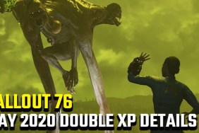 Fallout 76 double XP May 2020