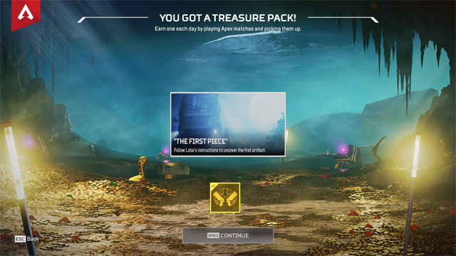 How to stop the Apex Legends 'You got a Treasure Pack!' message
