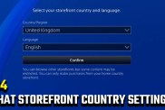 PS4 storefront country