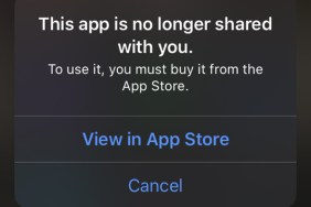 iphone this app is no longer shared with you
