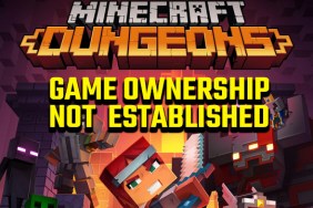 minecraft dungeons game ownership not established error fix