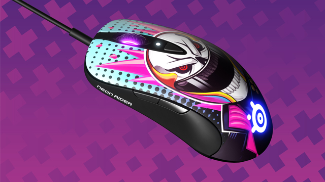 steelseries neon rider collection sensei ten gaming mouse review
