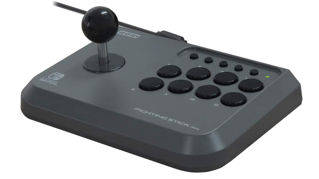 Hori Fighting Stick Mini in Gray - Nintendo Switch