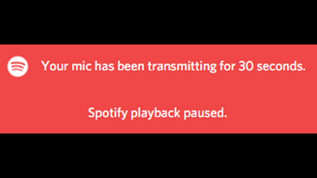 Discord 'Spotify Playback Paused'