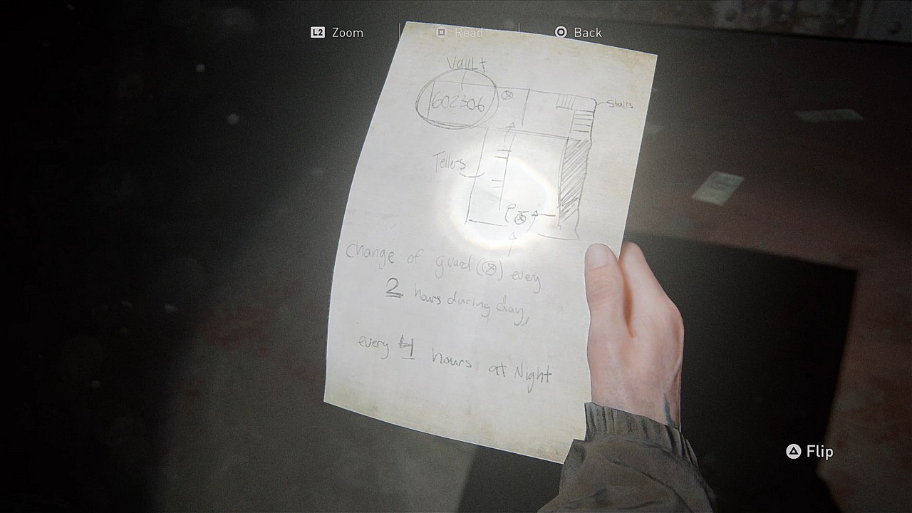 The Last of Us 2 Safe Combination All safe locations and codes