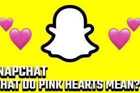 What do pink hearts on Snapchat mean?